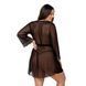 Пеньюар Passion AMBERLY PEIGNOIR 6XL/7XL, black, ажурні декольте та манжети, широкі рукави SO7054 фото 2