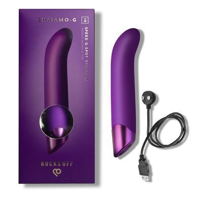 Вібратор для точки G Rocks Off Chaiamo G Purple, 10 режимів SX1202 фото