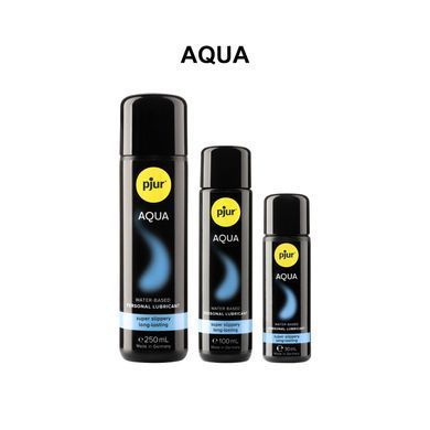 Лубрикант на водній основі pjur Aqua 30 мл, ефект оксамитової шкіри без прилипання PJ10330 фото