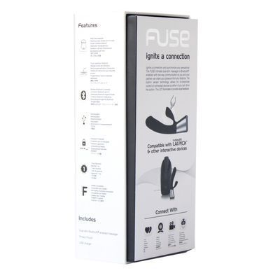Интерактивный вибратор-кролик Ohmibod Fuse for Kiiroo Black SO2907 фото