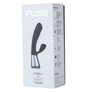Интерактивный вибратор-кролик Ohmibod Fuse for Kiiroo Black SO2907 фото