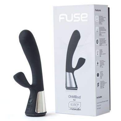 Интерактивный вибратор-кролик Ohmibod Fuse for Kiiroo Black SO2907 фото