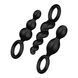 Набор анальных игрушек Satisfyer Plugs black (set of 3) &mdash; Booty Call, макс. диаметр 3 см SO2323 фото 1