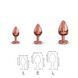 Металева анальна пробка із прикрасою у вигляді кристалу Dorcel - Diamond Plug L SO5530 фото 5