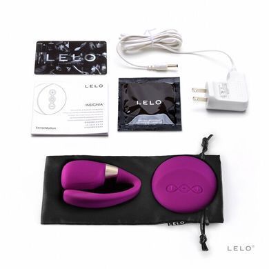 Вибратор для пар LELO Tiani 3 Deep Rose, 2 мотора, пульт ДУ SO8116 фото