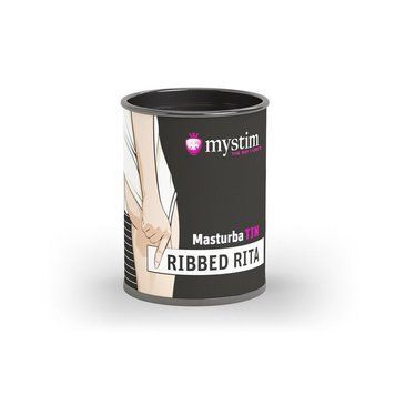 Мастурбатор-яйцо Mystim MasturbaTIN Ribbed Rita SO2968 фото
