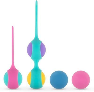 Набір вагінальних кульок PMV20: Vita &ndash; Kegel Ball Set, маса 40, 50, 60 г, два тримачі SO8896 фото