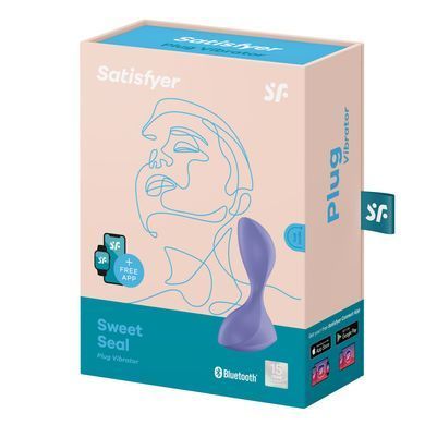 Анальная смарт-пробка с вибрацией Satisfyer Sweet Seal Lilac SO6732 фото