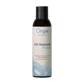 Лубрикант на водній основі Orgie All Natural Acqua, 150 мл, нелипкий, гладенький, натуральний склад SX1495 фото