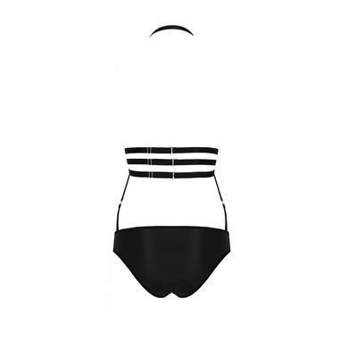 Боди монокини под латекс LAMIS BODY black S/M - Passion Exclusive PS24802 фото