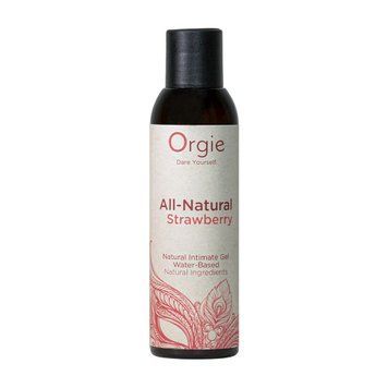 Лубрикант на водной основе Orgie All Natural Strawberry, 150 мл, со вкусом и ароматом клубники SX1496 фото