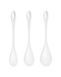 Набір йоні намистин Satisfyer Yoni Power 1 White, діаметр 2-2,5-3см, вага 22-46-74гр SO6735 фото 2