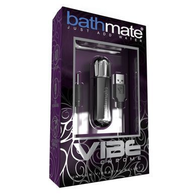 Вибропуля Bathmate Vibe Bullet Chrome, глубокая мощная вибрация SO2438 фото