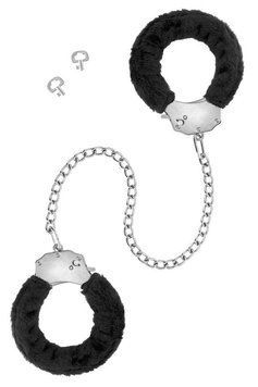 Поножи Fetish Tentation Adjustable metal and fur ankle cuffs SX1088 фото