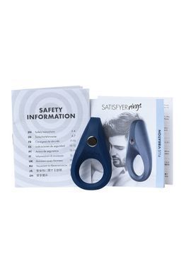 Эрекционное виброкольцо Satisfyer Rocket Ring с удлиненным стимулятором клитора, перезаряжаемое SO2737 фото