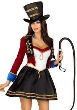 Костюм циркачки Leg Avenue Ringmaster Costume S, сукня, капелюх SO9193 фото