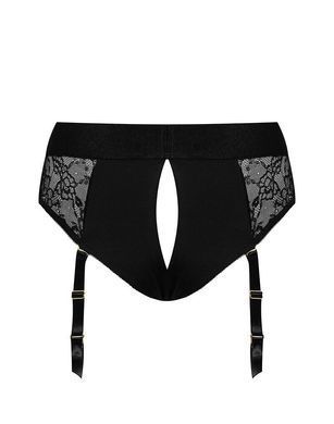Мереживні трусики для страпона з підв'язками для панчіх Strap-On-Me DIVA HARNESS, S SO5096 фото