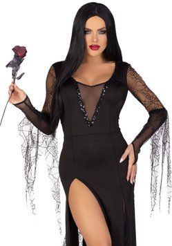 Костюм Мортіші Аддамс Leg Avenue Sexy Spooky Morticia L SO9217 фото