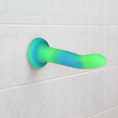 Фалоімітатор, що світиться в темряві, ADDICTION Rave 8&Prime;, Glow in the Dark Dildo Blue Green, 20,3 см SO6849 фото