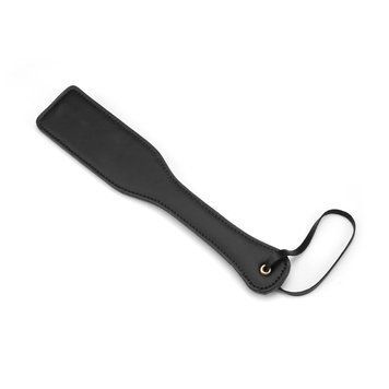 Паддл Liebe Seele Black Organosilicon Paddle, 32 см, екошкіра SO9489 фото