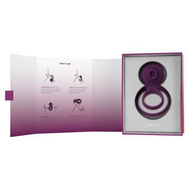 Подвійне ерекційне кільце з вібрацією Svakom Tammy Violet SO4853 фото