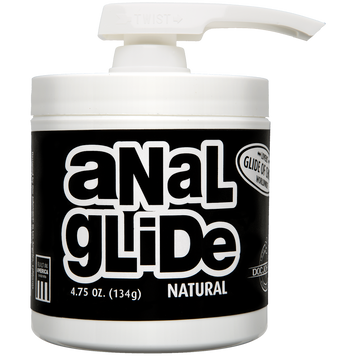 Анальная смазка на масляной основе Doc Johnson Anal Glide Natural (134 г) длительное скольжение SO1567 фото
