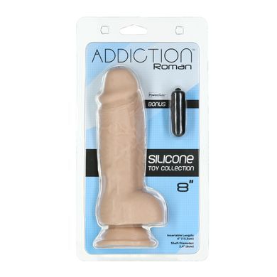 Реалістичний фалоімітатор ADDICTION Roman 8&Prime; Girthy Dong, довжина 22 см, діаметр 6 см SO6852 фото