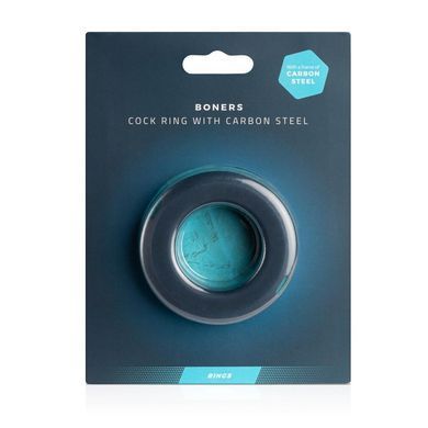 Эрекционное кольцо Boners Cock Ring With Steel Core, стальные вставки, внутренний диаметр 3,7 см SO8874 фото