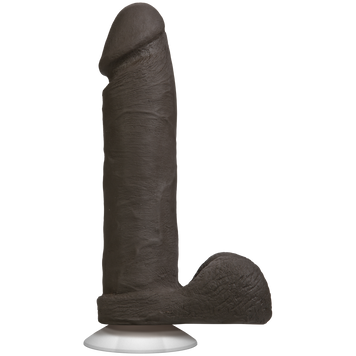 Фаллоимитатор Doc Johnson The Realistic Cock 8 inch Black - ULTRASKYN, Vack-U-Lock, диаметр 5,1см SO1974 фото