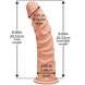Фаллоимитатор Doc Johnson The D - Ragin D - 8 Inch Without Balls - ULTRASKYN, диаметр 5,1см SO2820 фото 2