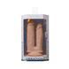 Подвійний фалоімітатор з вібрацією SilexD Double Gusto Vibro Flesh (Model 1 size 8" & 7") + LRS, діаметр 4,5 см та 3,7 см SO8209 фото 6
