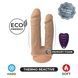 Подвійний фалоімітатор з вібрацією SilexD Double Gusto Vibro Flesh (Model 1 size 8" & 7") + LRS, діаметр 4,5 см та 3,7 см SO8209 фото 5