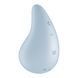 Вибратор для наружной стимуляции Satisfyer Dew Drop Blue, 2 мотора, 12 режимов, мягкий корпус SX1211 фото 3