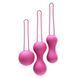 Набір вагінальних кульок Je Joue - Ami Fuchsia, діаметр 3,8-3,3-2,7см, вага 54-71-100гр + подарунок косметичка SO3044 фото 5