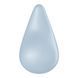 Вибратор для наружной стимуляции Satisfyer Dew Drop Blue, 2 мотора, 12 режимов, мягкий корпус SX1211 фото 4