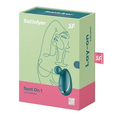 Вибратор для наружной стимуляции Satisfyer Spot On 1 Green, гибкий отросток SO8414 фото