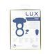 Двойное эрекционное кольцо с вибрацией Lux Active -Triad - Vibrating Dual Cock Ring, пульт ДУ SO5575 фото 8