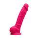 Фалоімітатор SilexD Tomas Pink (MODEL 1 size 9in), двошаровий, силікон + Silexpan, діаметр 4,9см SO5023 фото 1