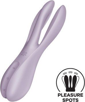 Кліторальний вібратор Satisfyer Threesome 2 Violet SX1213 фото