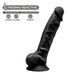Фалоімітатор SilexD Tomas Black (MODEL 1 size 9in), двошаровий, силікон + Silexpan, діаметр 4,9см SO5024 фото 2