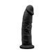 Фалоімітатор SilexD Henry Black (MODEL 2 size 7.5in), двошаровий, силікон + Silexpan, діаметр 4,8 см SO5025 фото 1