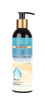Лубрикант на водній основі Sensuva - Natural Water-Based (240 мл), без гліцерину та парабенів SO3265 фото