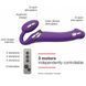 Безремінний страпон з вібрацією Strap-On-Me Vibrating Violet XL, діам. 4,7см, пульт ДК, регульований SO3827 фото 2
