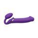 Безремінний страпон з вібрацією Strap-On-Me Vibrating Violet XL, діам. 4,7см, пульт ДК, регульований SO3827 фото 4