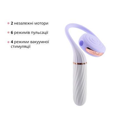Пульсатор з вакуумною стимуляцією Otouch LOLLIPOP Purple SO9428 фото