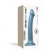 Насадка для страпону Strap-On-Me Mono Density Dildo M Blue, діам. 3,3 см, одношаровий силікон, гнучк SO3569 фото 3