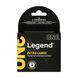 Презервативы ONE Legend XL, 3 шт, увеличенный размер, расширение на конце, картонная упаковка SX0781 фото 1
