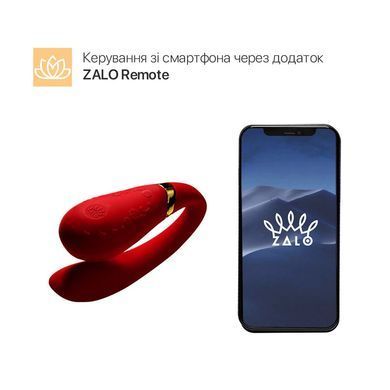 Смартвибратор для пар Zalo &mdash; Fanfan set Bright Red, пульт ДУ SO6673 фото