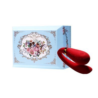 Смартвибратор для пар Zalo &mdash; Fanfan set Bright Red, пульт ДУ SO6673 фото